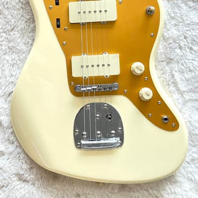 Fender Squier J Mascis Jazzmaster Electric Guitar with Tremolo - Vintage White image 1