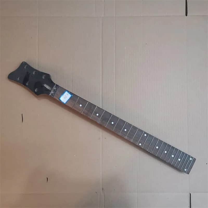 DIY Project Guitar Maple Neck with Rosewood Fretboard, Black Headstock image 1