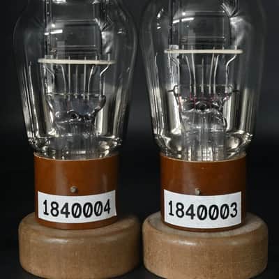 Platinum Matched Pair Sylvania VT25 10Y Leaf Getter USA Made Amplitrex Tested image 3