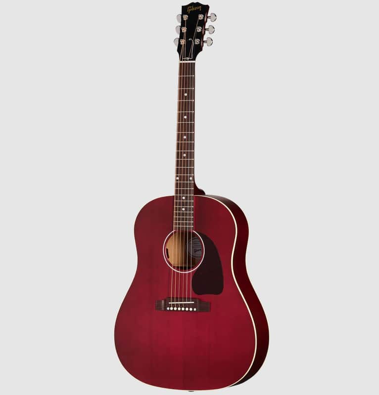 Gibson Acoustic J-45 Special Acoustic-electric Guitar - Wine Red image 1
