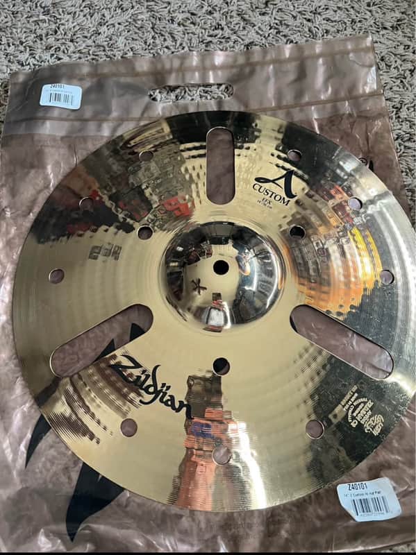 Zildjian 14” A Custom EFX Effects Cymbal — Mint / Like New — Brilliant Finish image 1