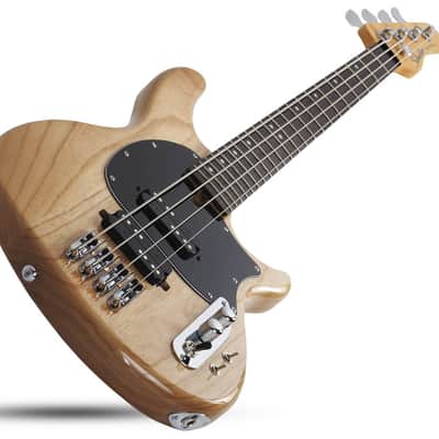 Schecter 2490 4-String Bass Guitar, Gloss Natural, CV-4 image 6
