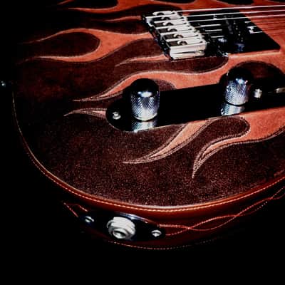 Hamer T 51 1991 Custom Leather. Only 1. Built For Bill Kaman, II. Very Rare. Collectible.  Boots. image 13