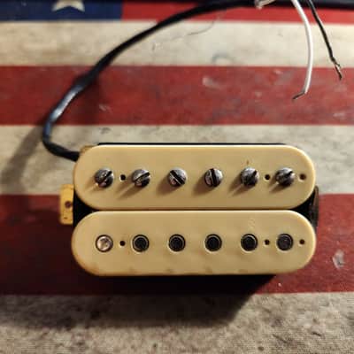 Vintage Dimarzio PAF Pickup 1979 Square Tab Cream Super Clean image 2