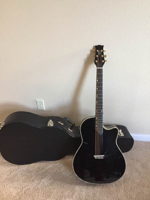 Alvarez Yairi DY-88 Acoustic Electric Black Vintage 1990's image 1