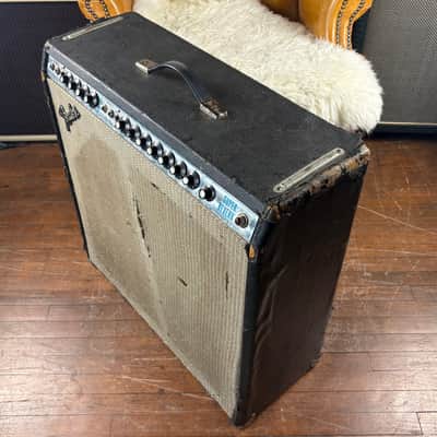 1978 Fender Super Reverb Vintage Silverface 4X10 45 Watt Tube Guitar Combo Amplifier W/ Footswitch! image 3