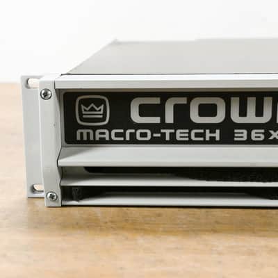 Crown Macro-Tech 36x12 2-Channel Power Amplifier CG015TV image 4