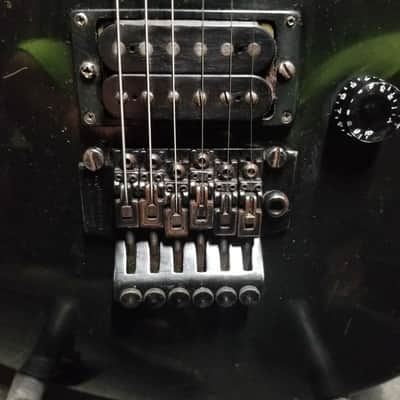 MIJ Floyd Rose Fender Stratocaster 1984 Black image 4