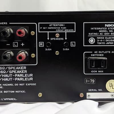 Nikko MA-690 Integrated Stereo Amplifier 1979 Black image 9