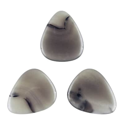 Grey Agate Stone Guitar Or Bass Pick - Specialty Handmade Gemstone Exotic Plectrum - 1 Pack New image 2