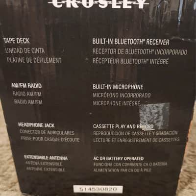 Crosley Crosley CT102 Portable AM/FM Radio Cassette Recorder and Bluetooth 2010 image 3