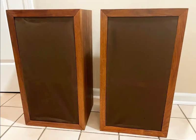 Pair of Acoustic Research AR-3 Floor Speakers - Walnut