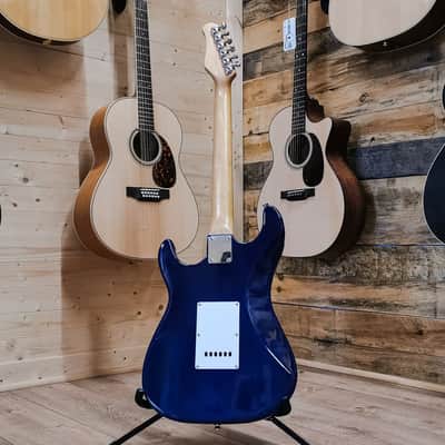 Jay Turser JT-300 Stratocaster SSS Electric Guitar, Dark Blue image 7