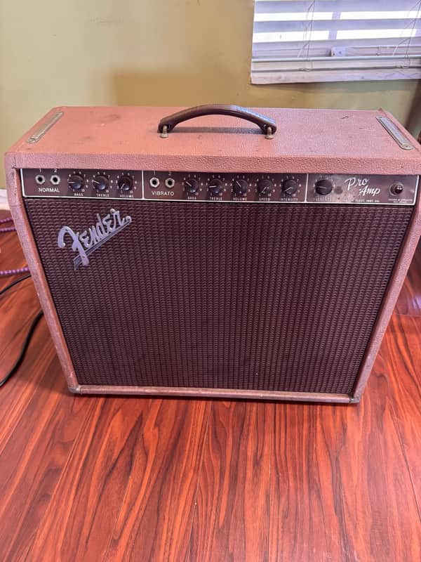 Fender Pro 1960 - Brownface Rare Center Volume image 1