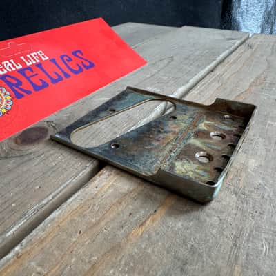 Real Life Relics Vintage Telecaster® Bridge Plate scalloped short walls (AE6) image 2
