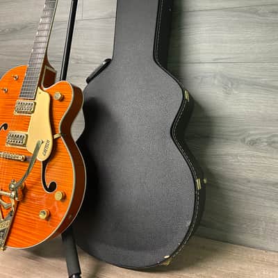 Gretsch G6120TM Tiger Maple Orange Hollow Body Electric Guitar 2006 #2692 image 21