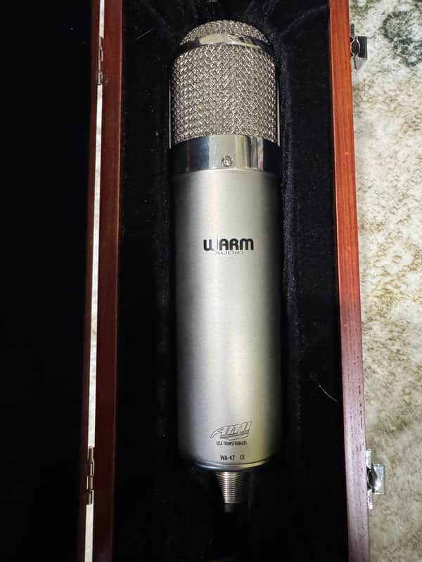 Warm Audio WA-47 Large Diaphragm Multipattern Tube Condenser Microphone 2024 - Present - Titanium image 1