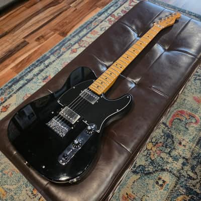 2011 Fender Blacktop Telecaster MIM HH MN - Black image 5