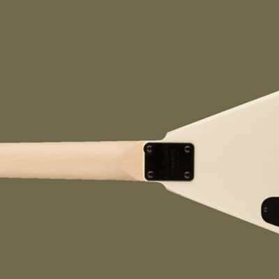 Jackson JS Series RR Minion JS1XM, Snow White w/Black Pin Stripes, Amaranth image 2