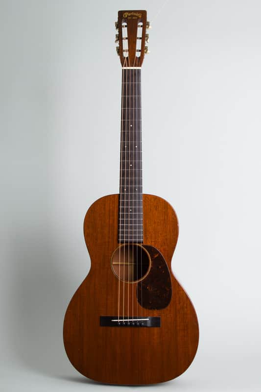 C. F. Martin  0-17H Flat Top Acoustic Guitar (1938), ser. #69770, black tolex hard shell case. image 1