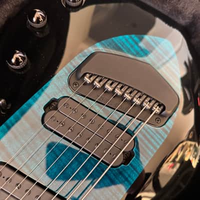 Ernie Ball Music Man John Petrucci Signature Majesty 8 2022 - 2024 - Okelani Blue image 4