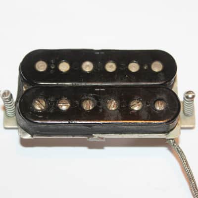 Vintage 1968 Gibson Patent Number Sticker Humbucker T Top Pickup 7.78K Ohms 1969 Les Paul ES SG image 1