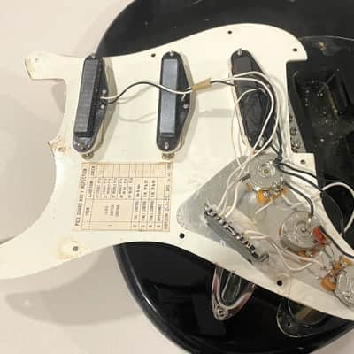 1994 Fender Mexico Black Label Squier Stratocaster only 7 pounds 2 oz! image 8