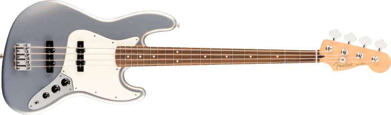 Fender Player Jazz Bass with Pau Ferro Fretboard 2019 - Present - Silver image 1