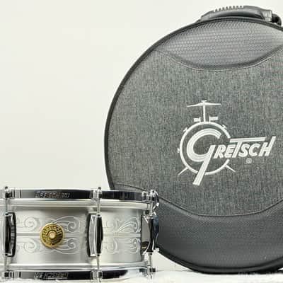 Gretsch 5x14" 135th Anniversary Snare Drum - Engraved Aluminum image 9