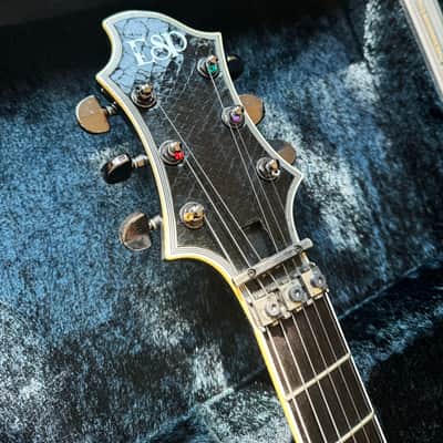 ESP Eclipse S-1 Python Sugizo Signature model 2000 - Snake Skin Black image 4