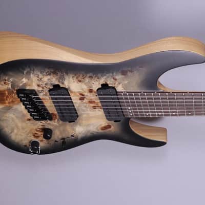 Schecter Reaper 7 Multiscale Charcoal Burst image 4