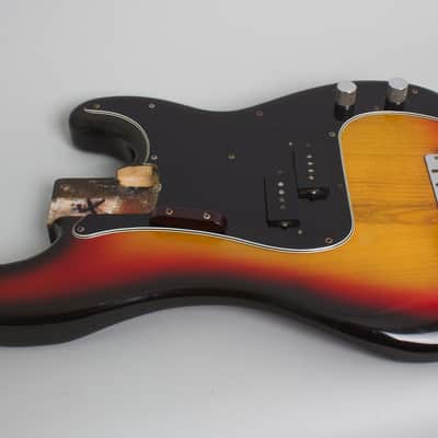 Fender  Precision Bass Solid Body Electric Bass Guitar (1976), ser. #76-51232, original black tolex hard shell case. image 15