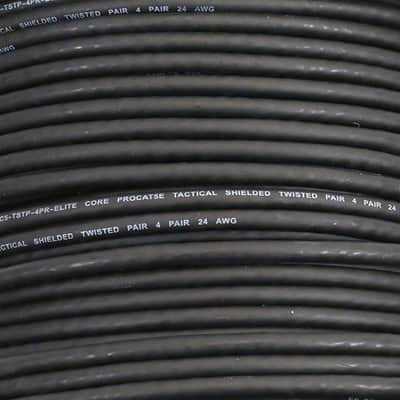 Elite Core Tactical Shielded Soft CAT5E Bulk Cable 500' Spool - Lay Flat Cable image 2