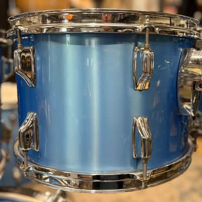 Rogers XP8 Six Piece Drum Set - 1980s - Blue Mist image 7
