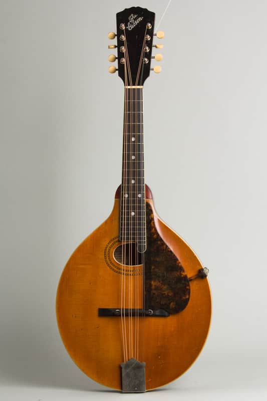 Gibson Style H-1 Carved Top Mandola (1917), ser. #42xxx, original black hard shell case. image 1