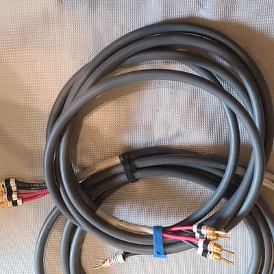 Monster Cable m1.4s biwire pair speaker cable 15ft w/ free banana plugs image 2