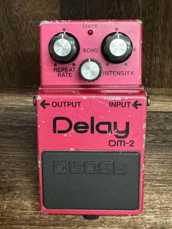 Boss DM-2 Delay (Black Label) 1981 - 1984 - Pink | Reverb