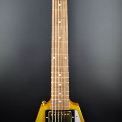 Epiphone '58 Korina Flying V 2023 - Aged Natural (White Pickguard) image 3