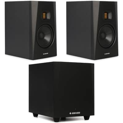 ADAM Audio T7V 7 inch Powered Studio Monitor Pair with T10S 10 inch Powered Studio Subwoofer image 2