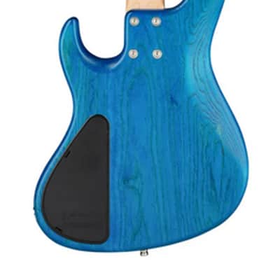 Sadowsky MetroLine 24-Fret Modern Bass-Swamp Ash Body-4 String-Ocean Blue Transparent Satin image 4