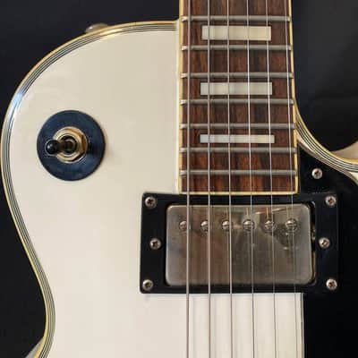 Immagine Eko Les paul 1990 Custom White Vl 480 First Series set in neck - 6