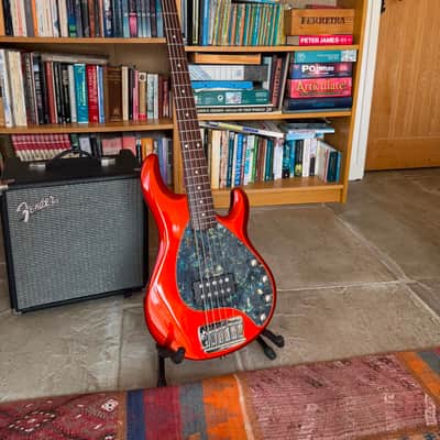 Ernie Ball Music Man StingRay 5 2004, Lava Pearl, Full Restoration, Nordstrand Pickup, Pro Set Up! image 2