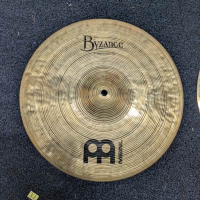 Meinl 14" Byzance Brilliant Medium Hi-Hat Cymbals (Pair) 2004 - Present - Brilliant image 2
