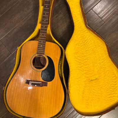 Martin / Gibson clone Lyle W420 Vintage 1970s MIJ Acoustic Guitar - Fresh Setup - Matsumoku image 7