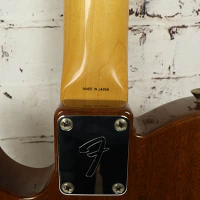 1980s MIJ Fender Telecaster Thinline Mahogany Body Semi-Hollow Electric Guitar image 7