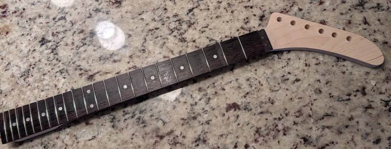 Guitar neck, Rosewood ,"Holy Grail Lynch" , hockey stick, image 1