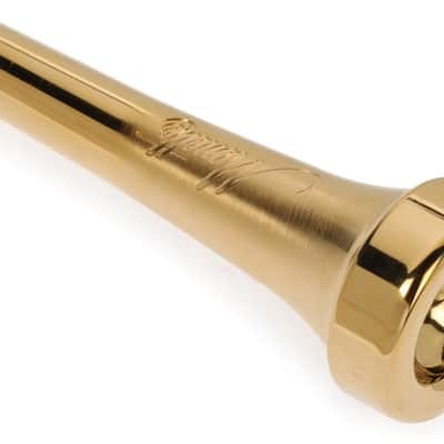 Monette Unity DM-6L Trumpet Mouthpiece - 24k Gold-plated image 2