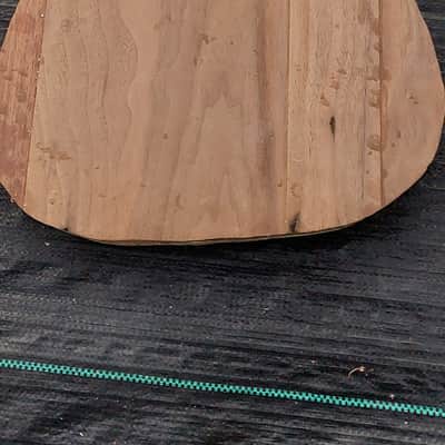 USA Double Cut Tele Guitar Body Spalt maple Black walnut Body Project  U Fix It image 6