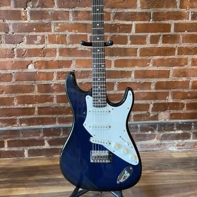 Aria 1990's Pro II Fullerton Strat Style Electric Guitar with gig bag image 2