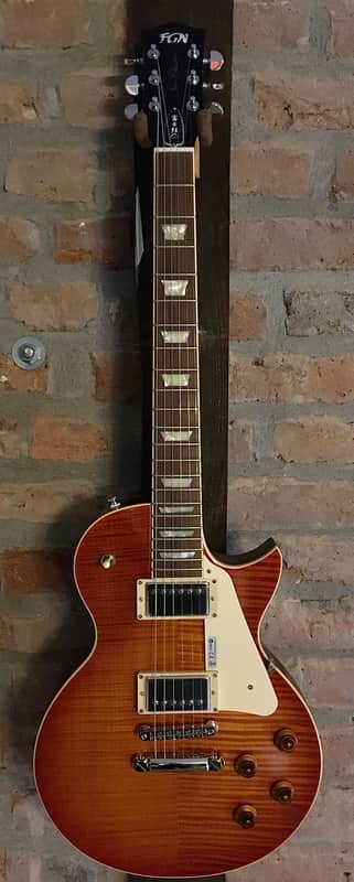 FGN Neo Classic LS20 GFCBQ Faded Cherry Sunburst Low Gloss Electric Guitar Made in Japan image 1